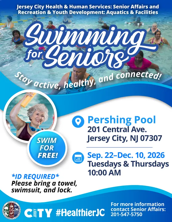 Swimming For Seniors Flyer