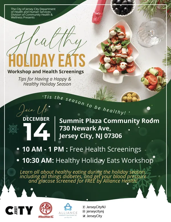 Healthy Holiday Eats Flyer